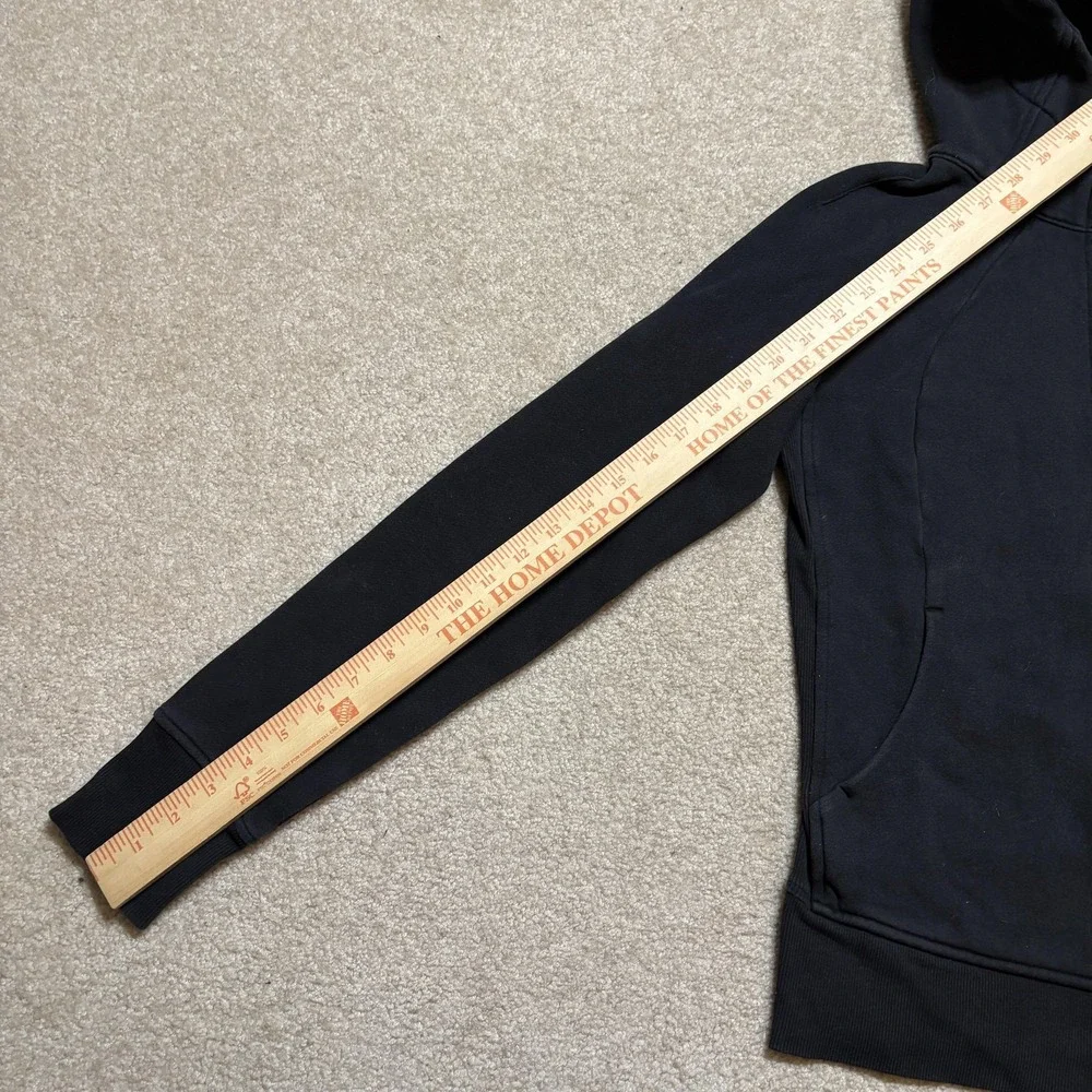 Lululemon Scuba Hoodie Sweatshirt Womens 6 Black Full Zip Athleisure Gym Yoga‎
